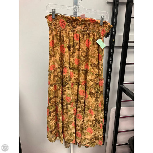 Skirt Maxi By Bandolino In Floral Print, Size: 12