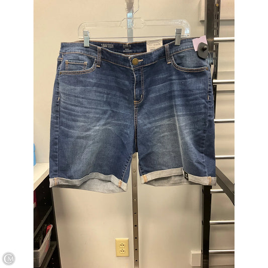 Shorts By Ana In Blue Denim, Size: 18