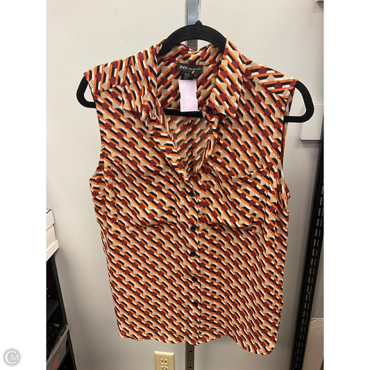 Blouse Sleeveless By Jones New York In Multi-colored, Size: Xs