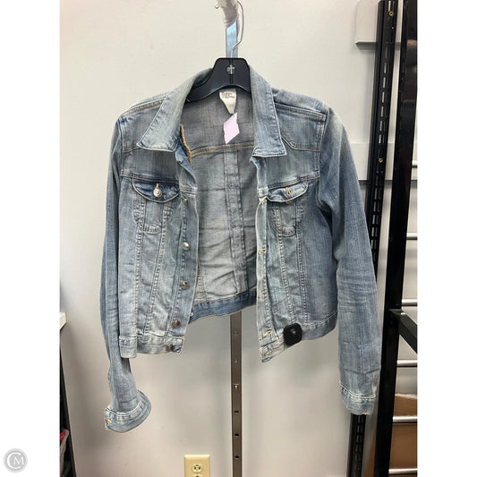 Jacket Denim By H&m In Blue Denim, Size: M