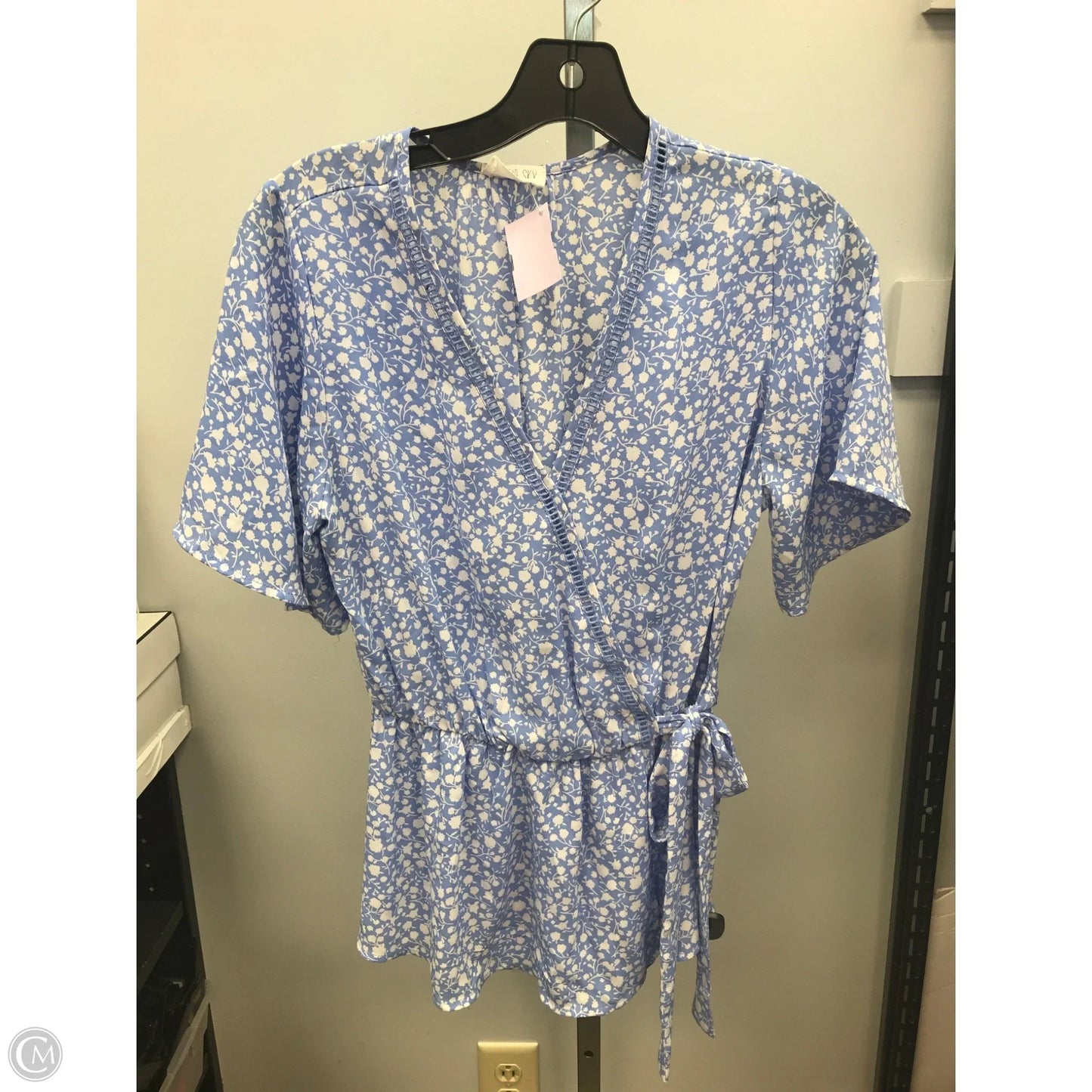 Top Short Sleeve By Sienna Sky In Floral Print, Size: M