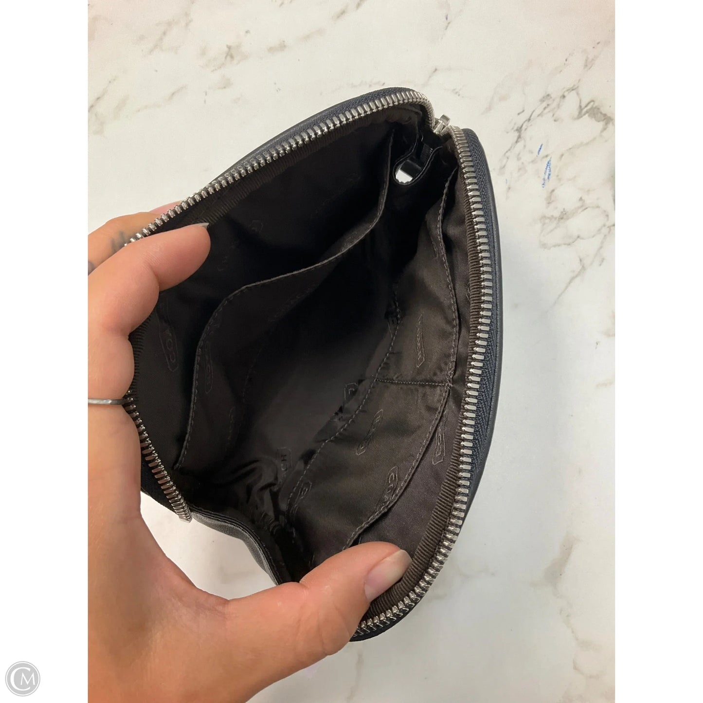 Makeup Bag Designer By Coach, Size: Large