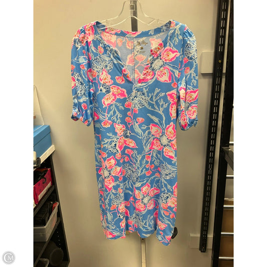 Dress Designer By Lilly Pulitzer In Tropical Print, Size: S