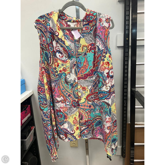 Top Sleeveless By Spense In Paisley Print, Size: 3x