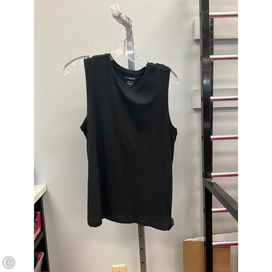 Top Sleeveless Basic By Banana Republic In Black, Size: L