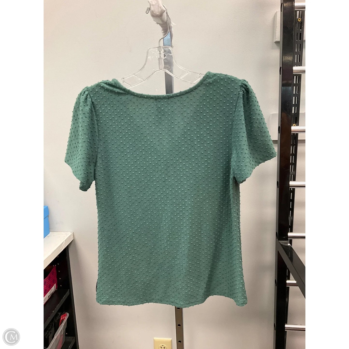Top Short Sleeve By W5 In Green, Size: M