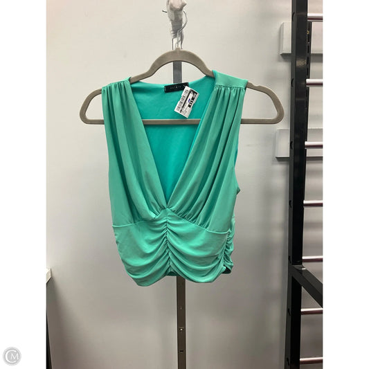 Top Sleeveless By Cmc In Aqua, Size: M