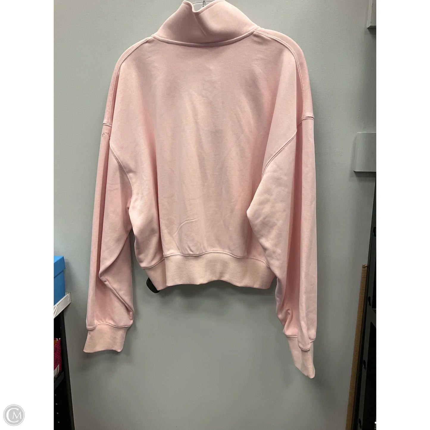 Sweatshirt Collar By Cmc In Pink, Size: S
