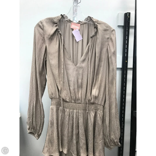 Dress Casual Short By Mumu In Taupe, Size: M