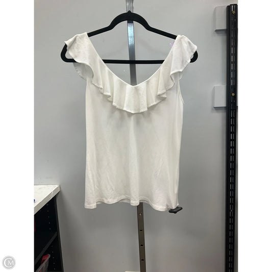 Top Sleeveless Designer By Lilly Pulitzer In White, Size: Xs