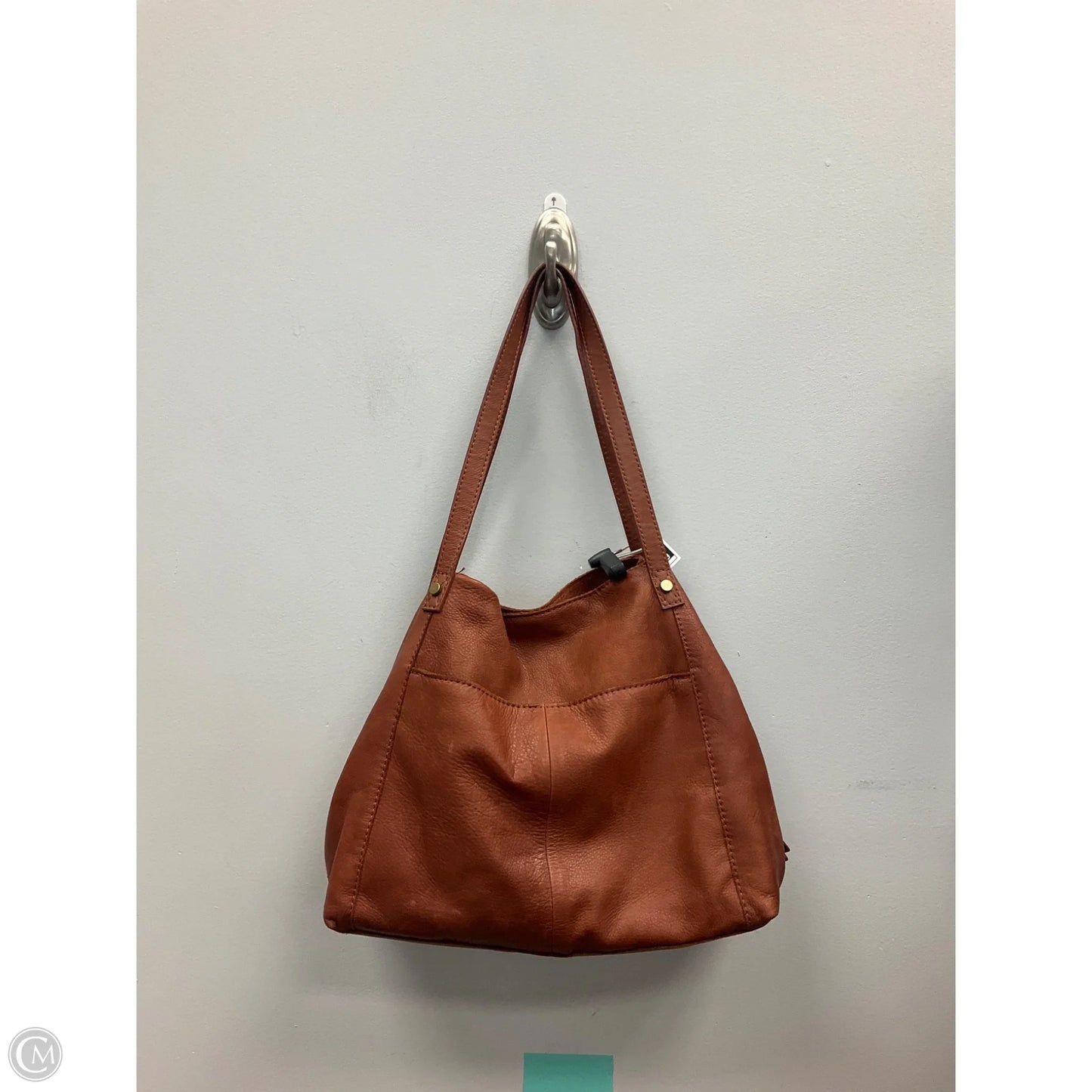 Handbag Leather By Cmc, Size: Medium