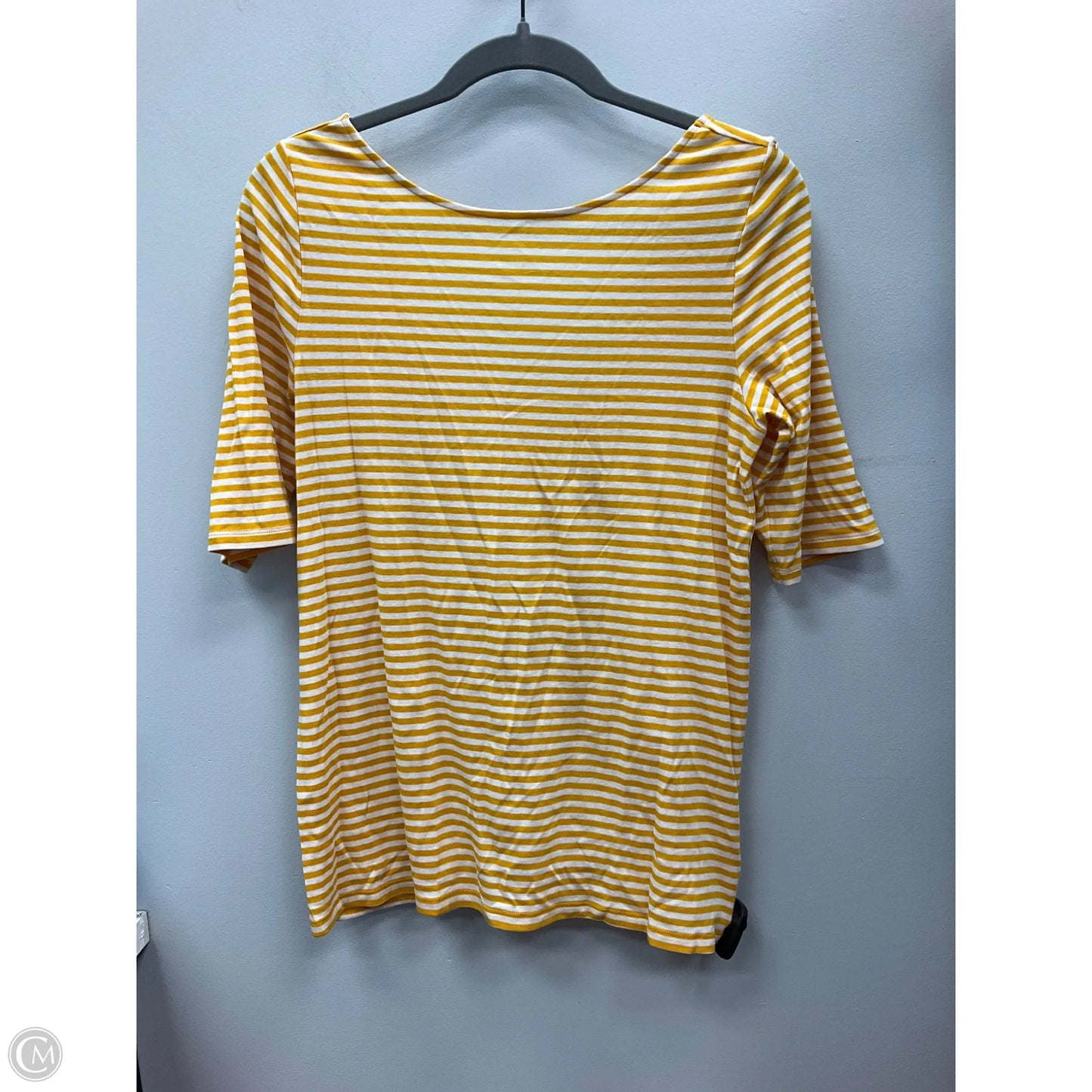 Top Short Sleeve By Old Navy In Striped Pattern, Size: L