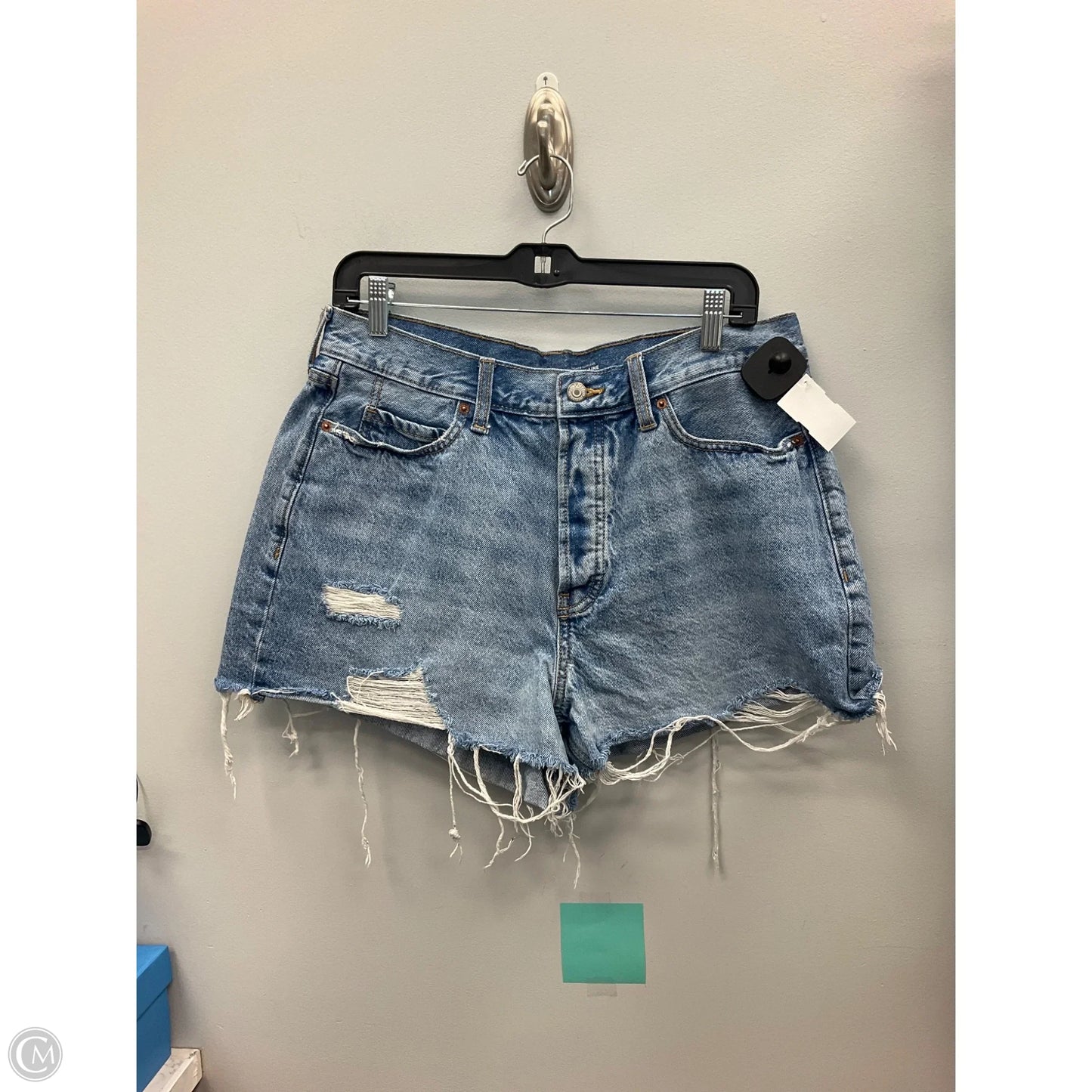 Shorts By Old Navy In Blue Denim, Size: 14