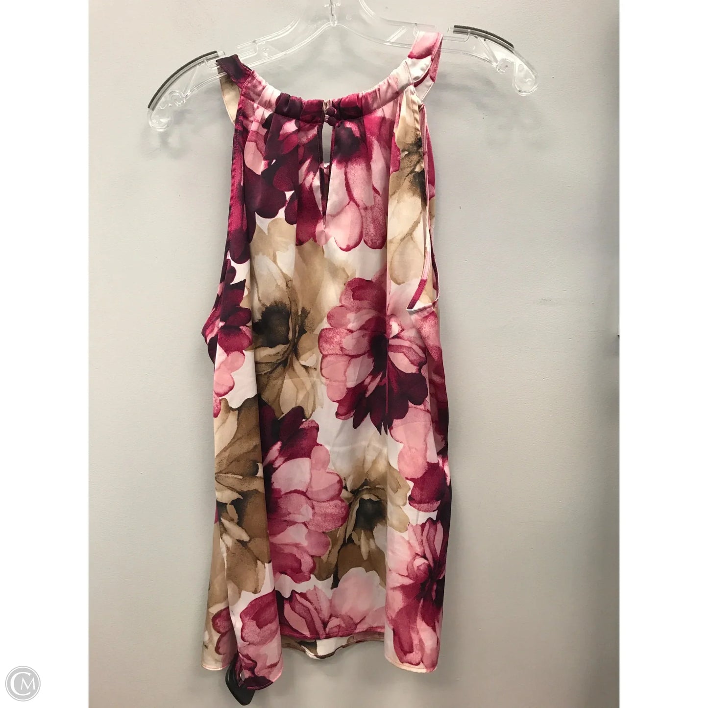 Top Sleeveless By White House Black Market In Floral Print, Size: Xl