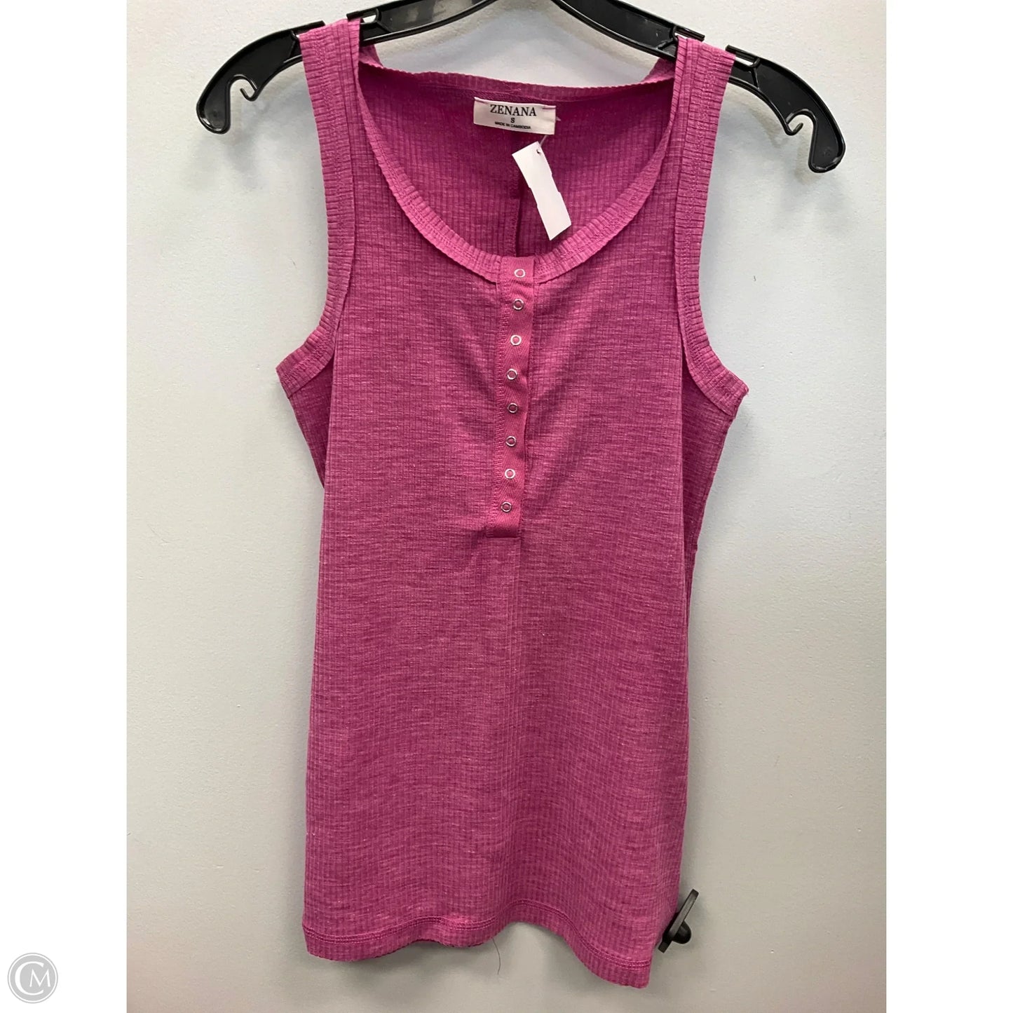 Tank Top By Zenana In Pink, Size: S