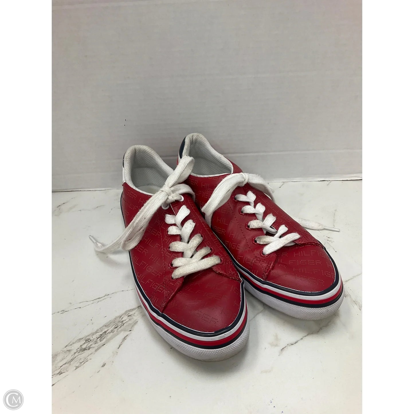Shoes Sneakers By Tommy Hilfiger In Red, Size: 7