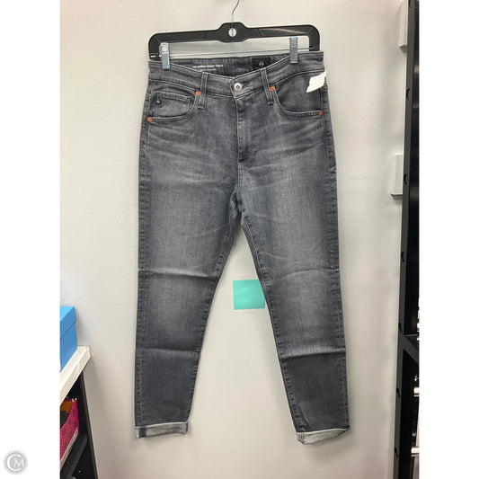 Jeans Skinny By Adriano Goldschmied In Grey Denim, Size: 8