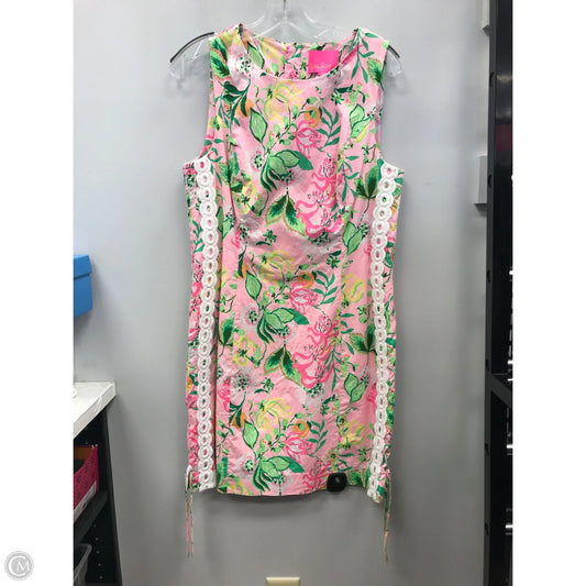 Dress Designer By Lilly Pulitzer In Floral Print, Size: 10