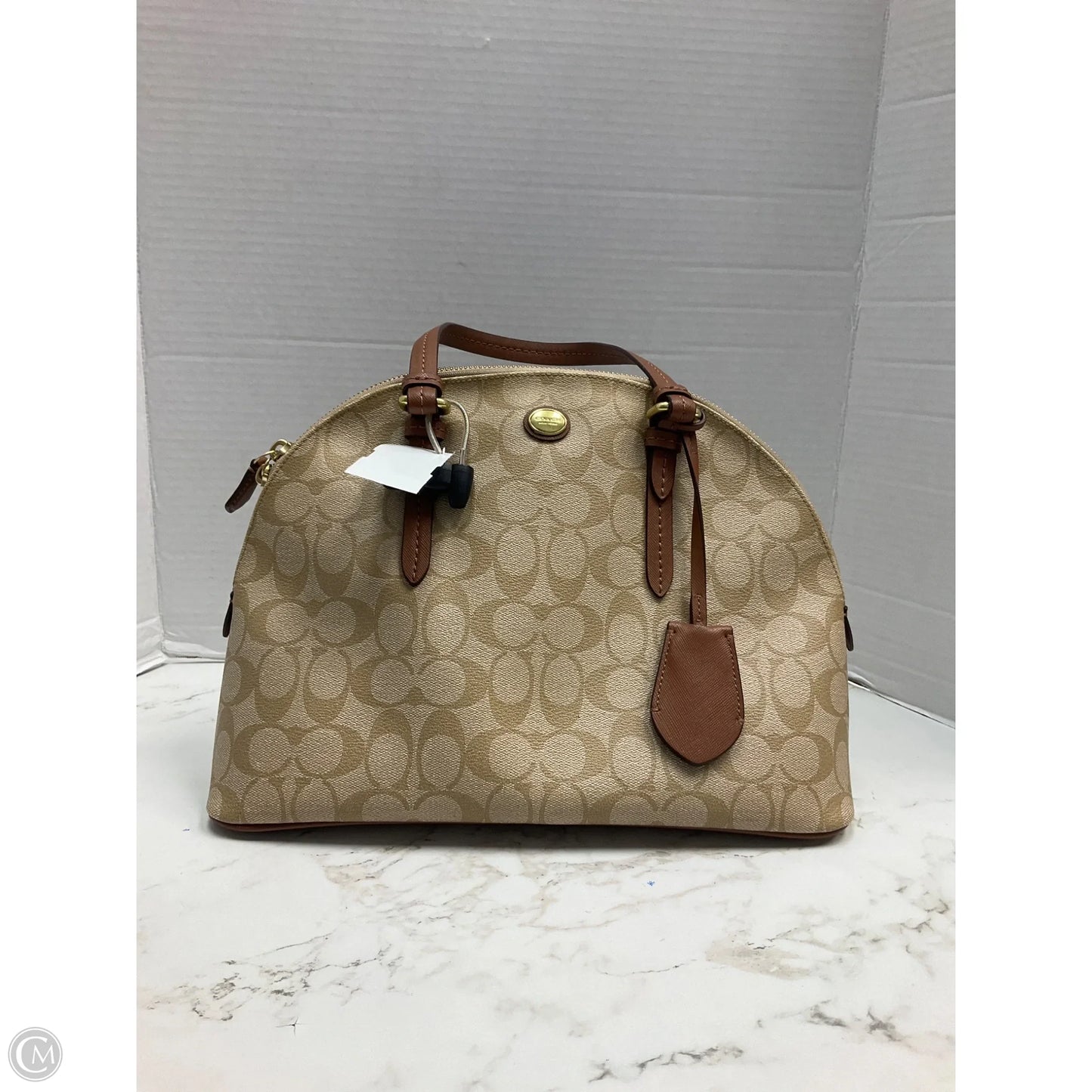 Handbag Designer By Coach, Size: Medium