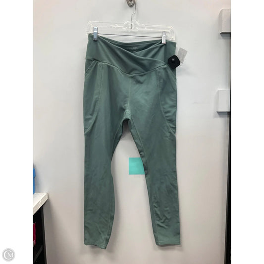 Athletic Capris By Move Theory In Green, Size: L