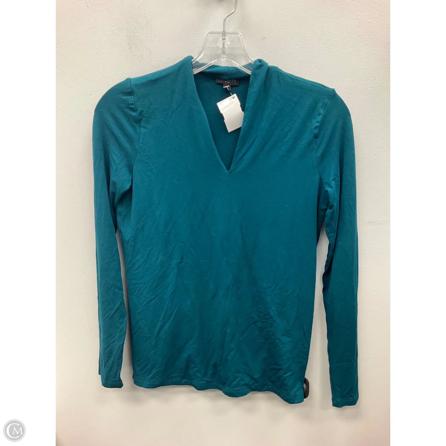 Top Long Sleeve By Talbots In Teal, Size: Sp