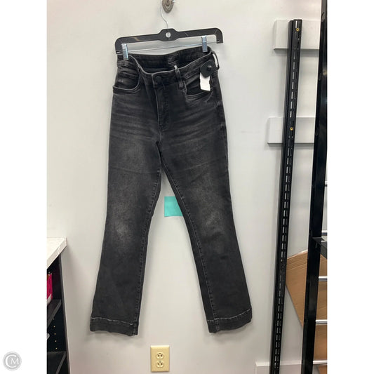 Jeans Straight By Kut In Black, Size: 4
