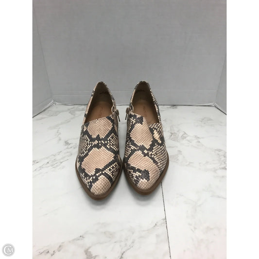 Shoes Heels Block By Maurices In Snakeskin Print, Size: 8