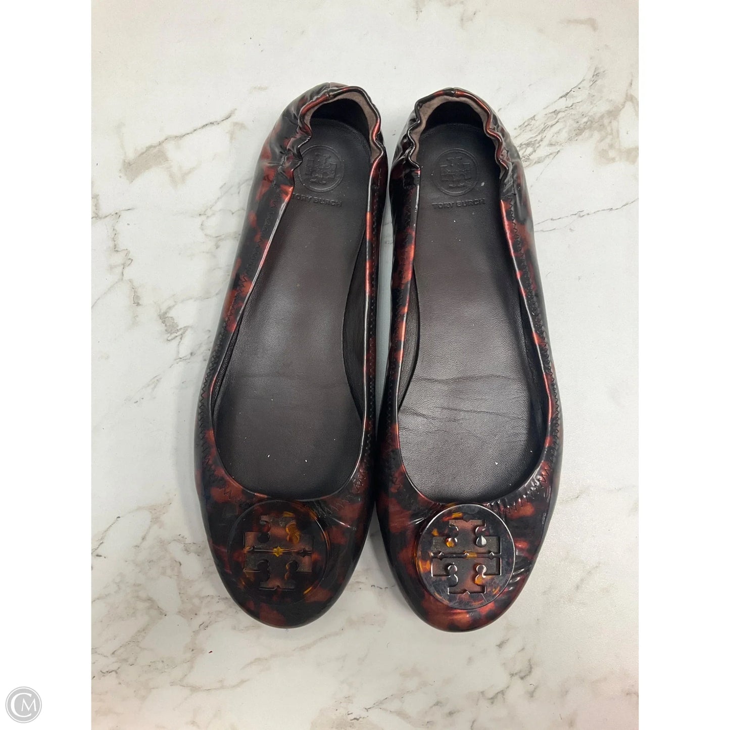 Shoes Designer By Tory Burch In Animal Print, Size: 10.5