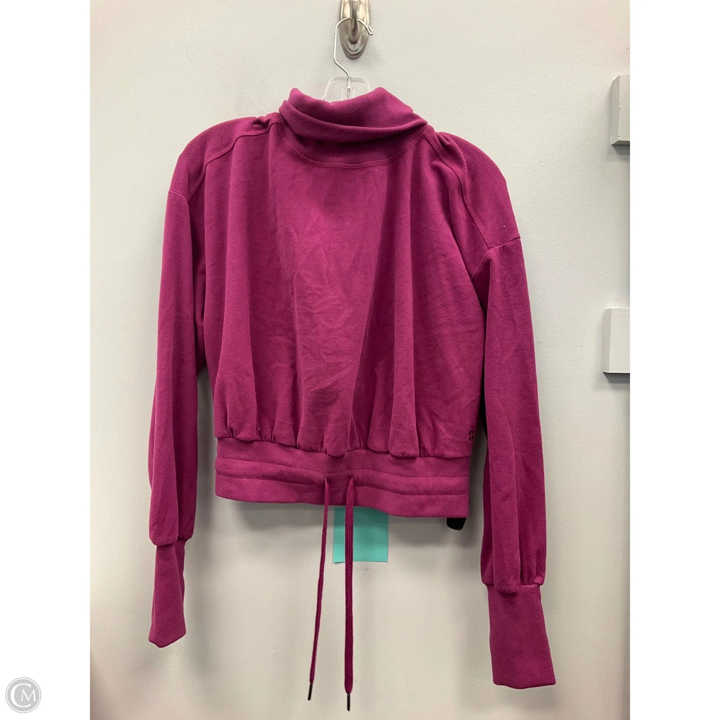 Athletic Top Long Sleeve Collar By Sweaty Betty In Pink, Size: Xs