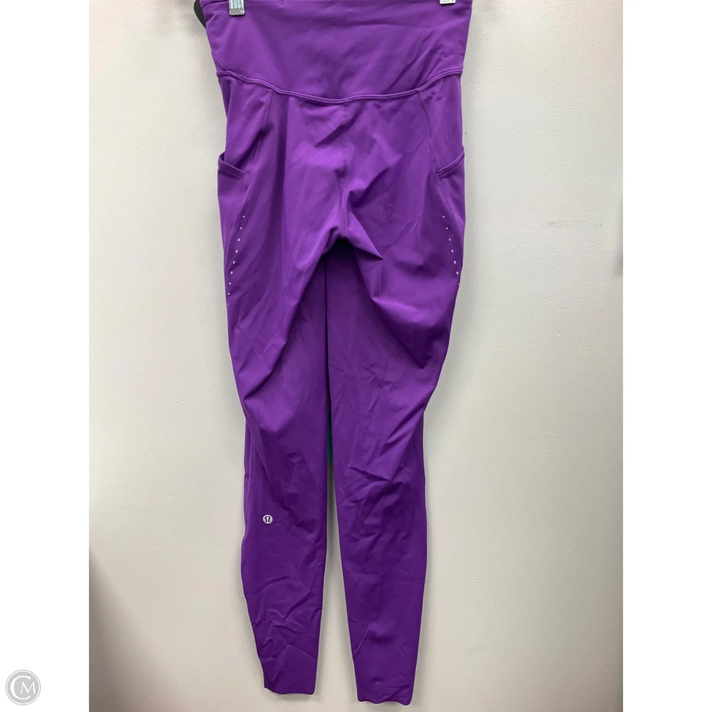 Athletic Leggings By Lululemon In Purple, Size: 4