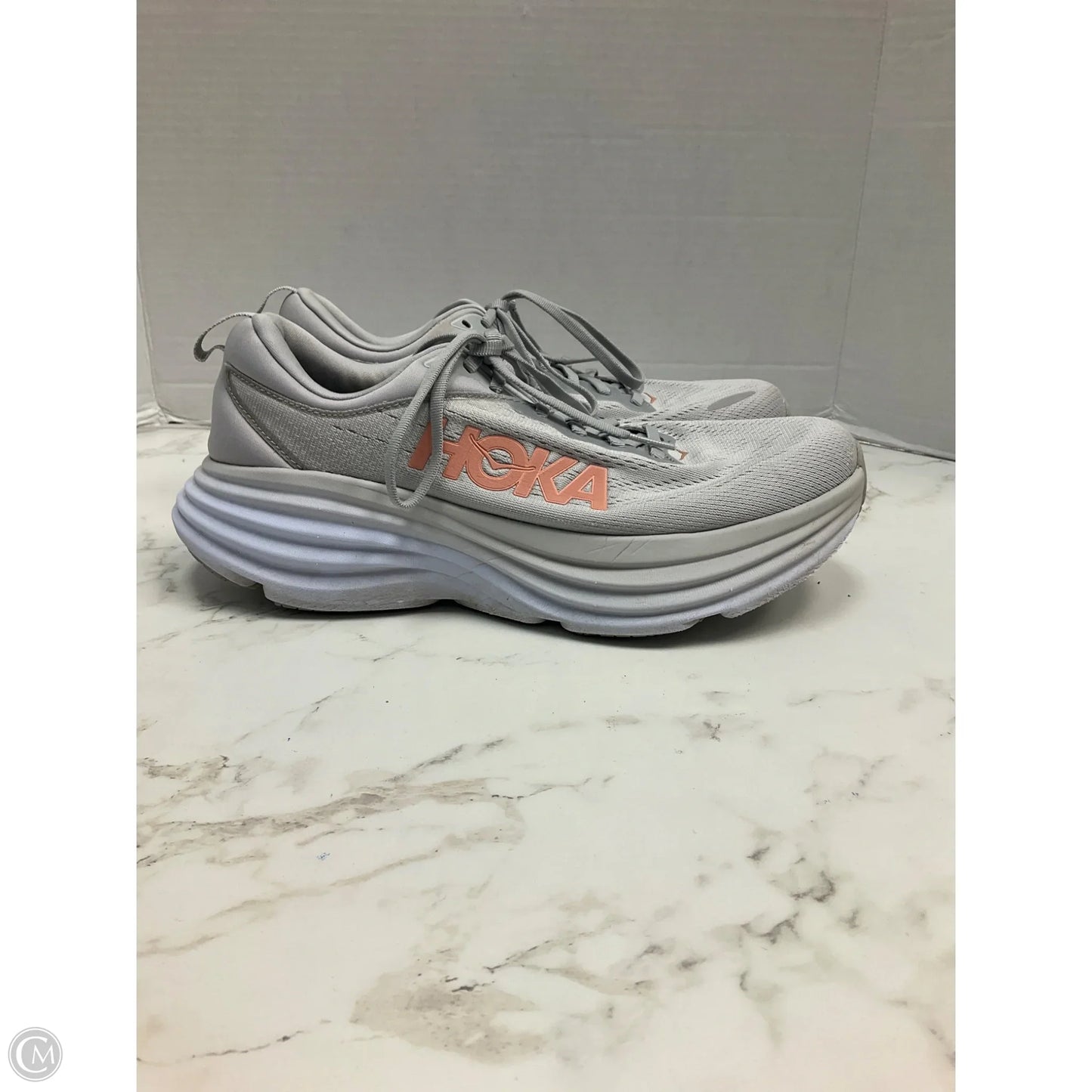 Shoes Sneakers By Hoka In Grey, Size: 9.5