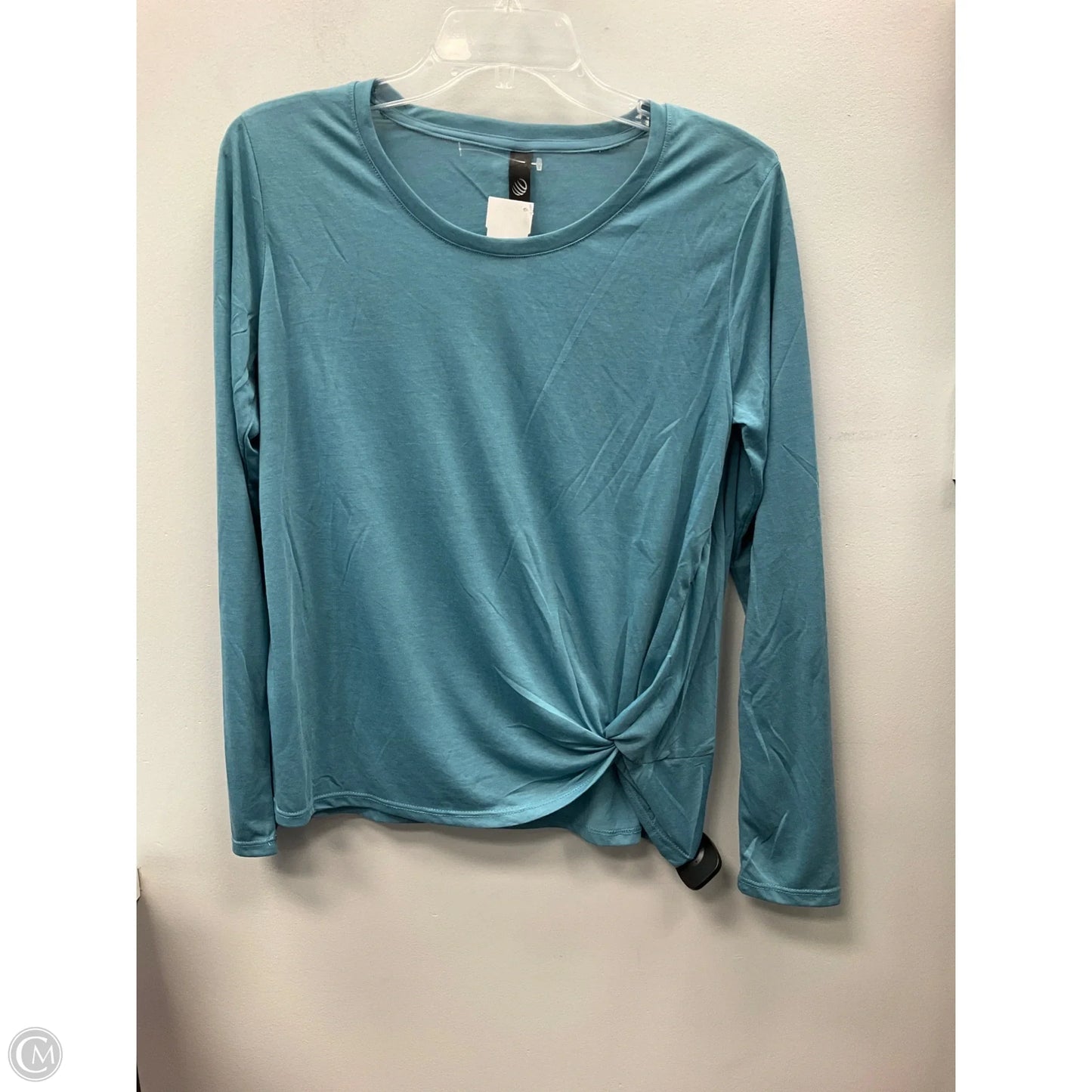 Top Long Sleeve By Mpg In Blue, Size: M