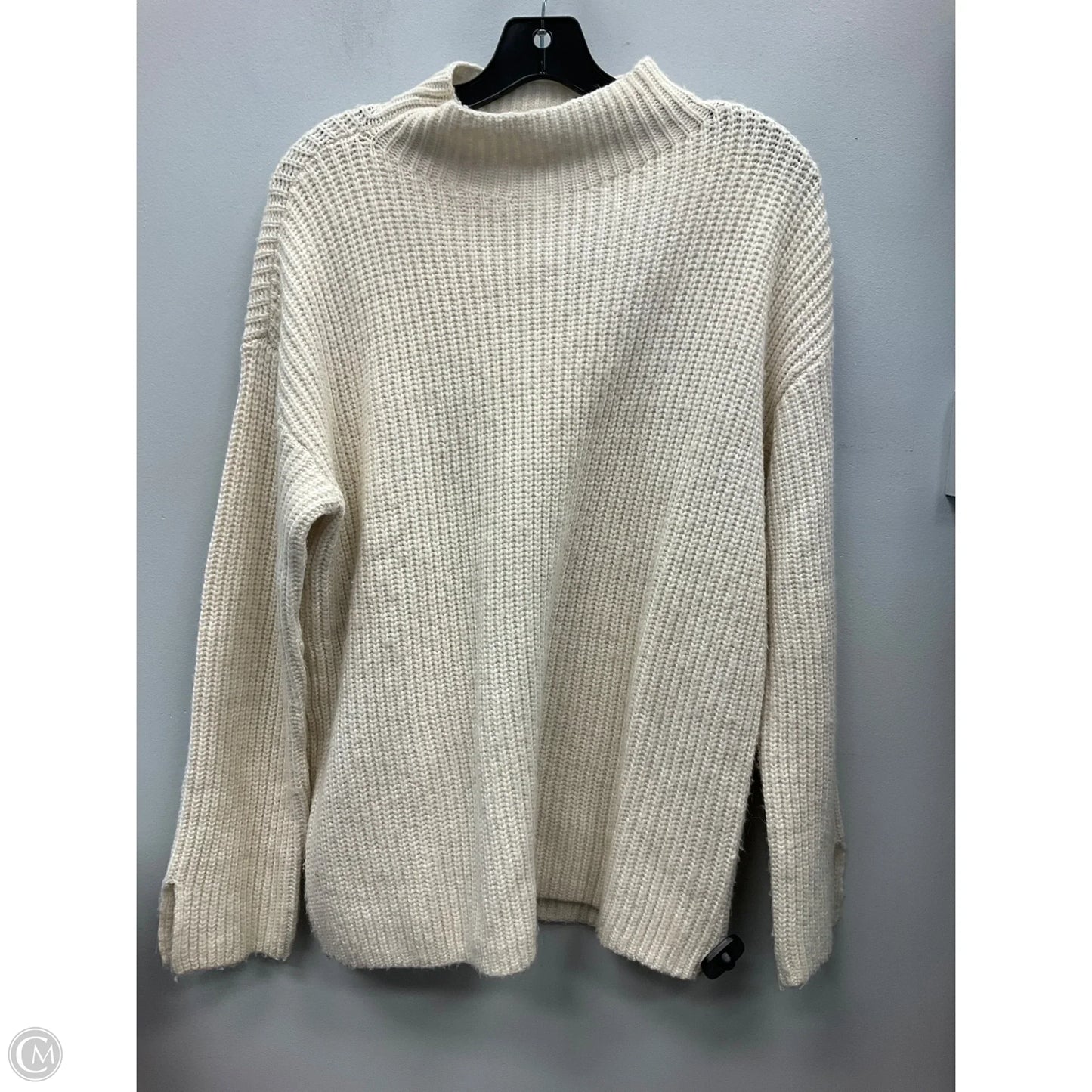Sweater By Loft In Cream, Size: M