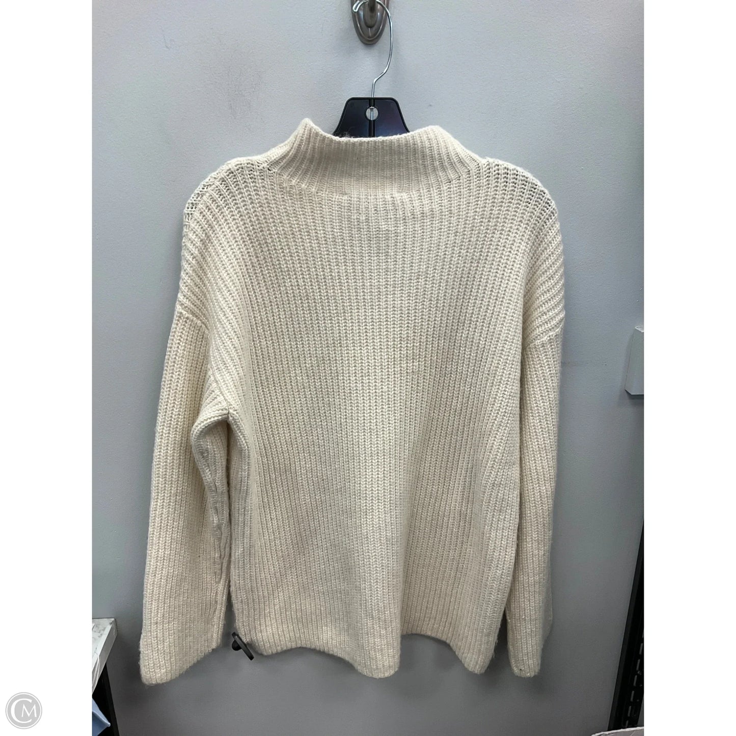 Sweater By Loft In Cream, Size: M