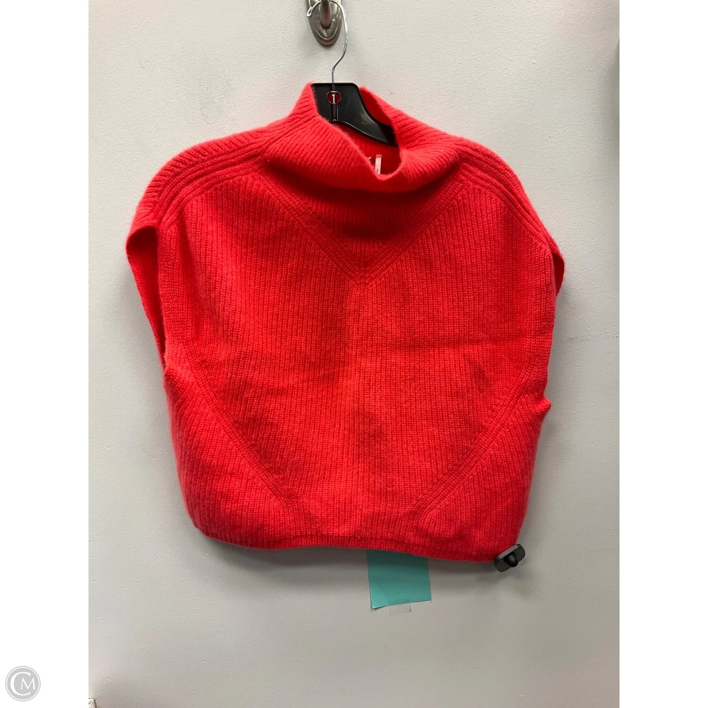 Vest Sweater By Anthropologie In Orange, Size: Xs