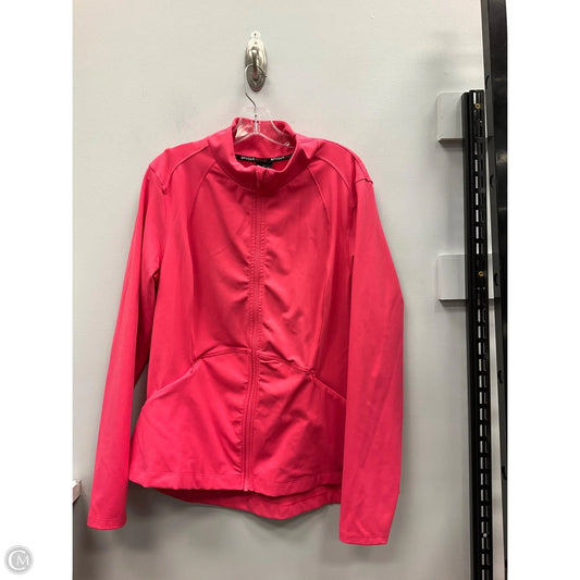Athletic Jacket By Spyder In Pink, Size: Xxl