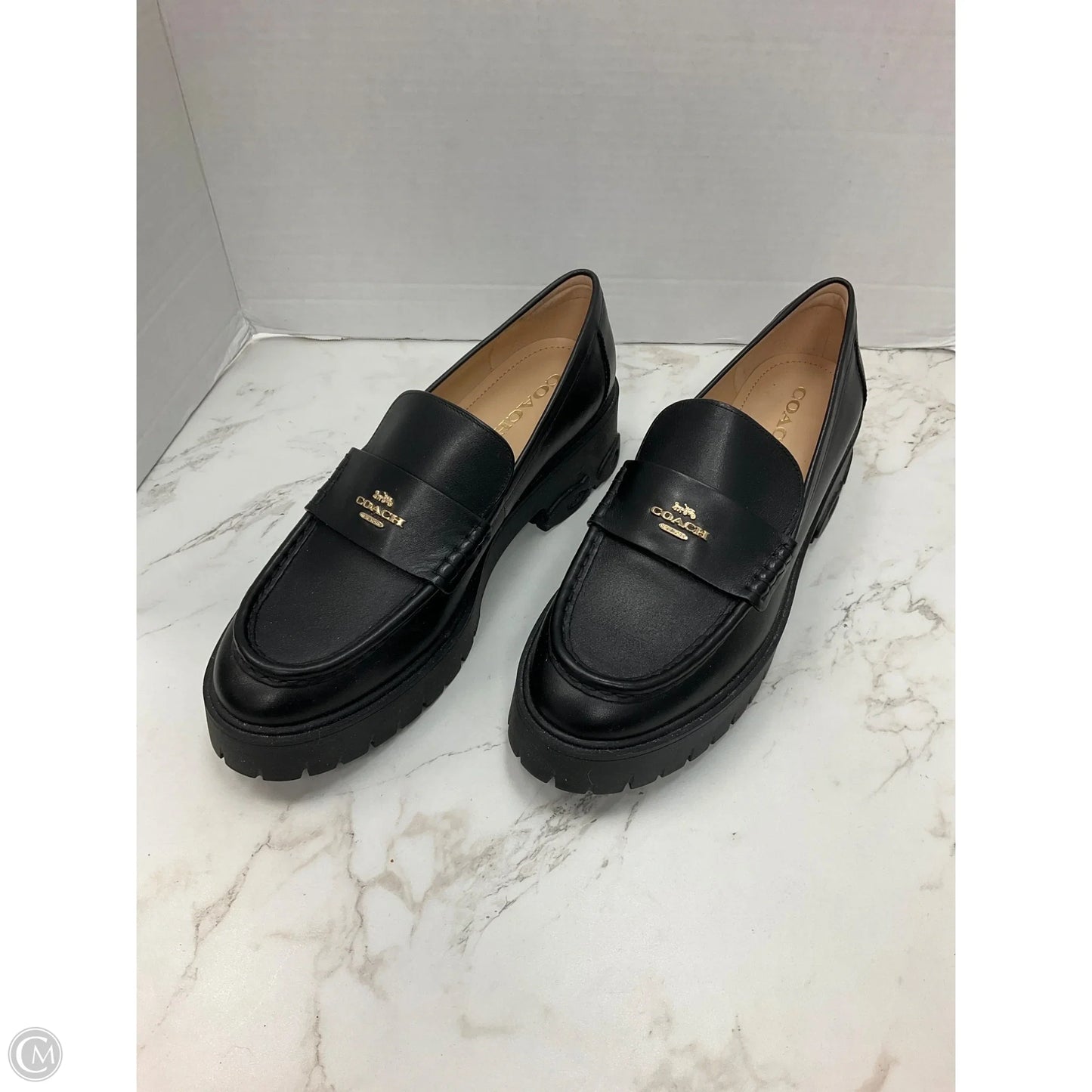 Shoes Designer By Coach In Black, Size: 10
