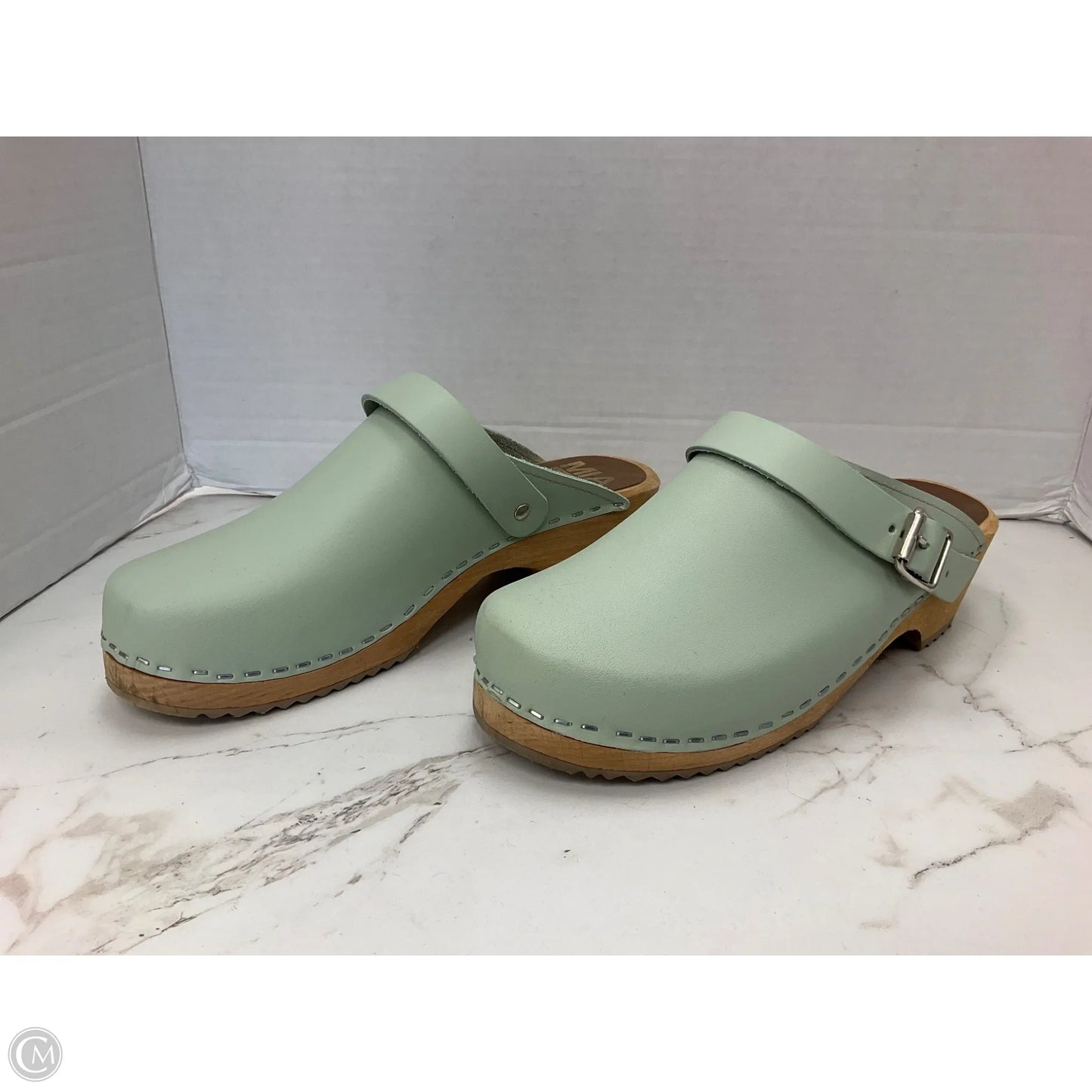 Shoes Heels Block By Mia In Green, Size: 6.5