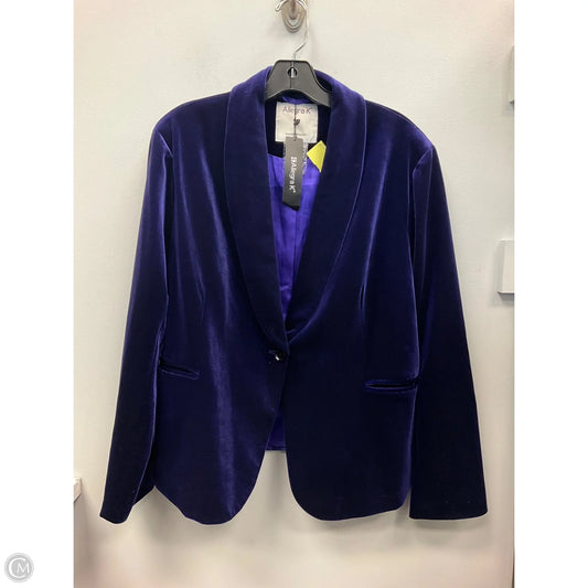 Blazer By Allegra K In Purple, Size: Xl