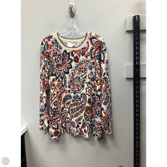 Sweater By Croft And Barrow In Multi-colored, Size: 1x
