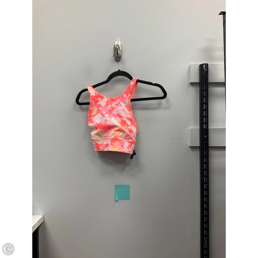 Athletic Bra By Lululemon In Tie Dye Print, Size: 4