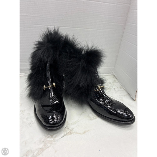 Boots Ankle Heels By Cmc In Black, Size: 11