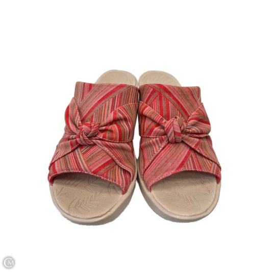 Sandals Wedge By Life Stride In Orange, Size: 8