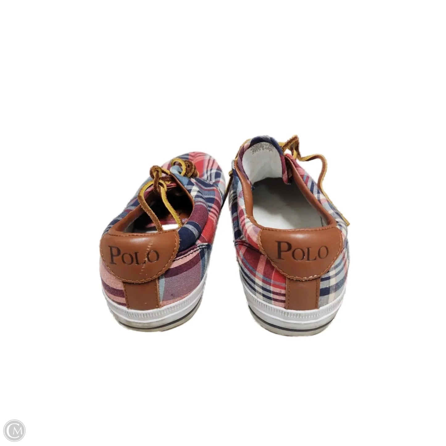 Shoes Sneakers By Polo Ralph Lauren In Plaid Pattern, Size: 11