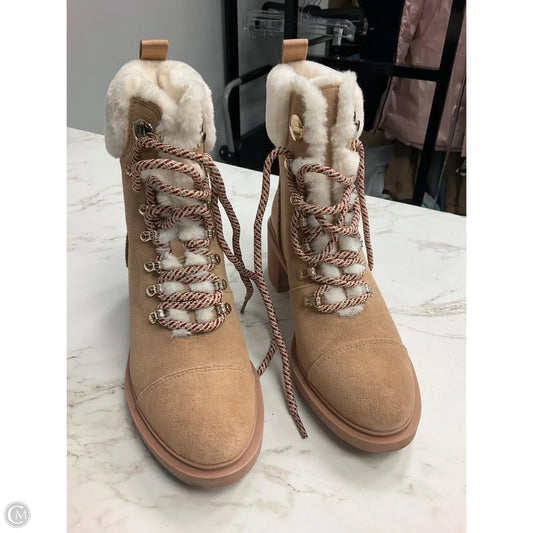 Boots Designer By Kate Spade In Tan, Size: 8