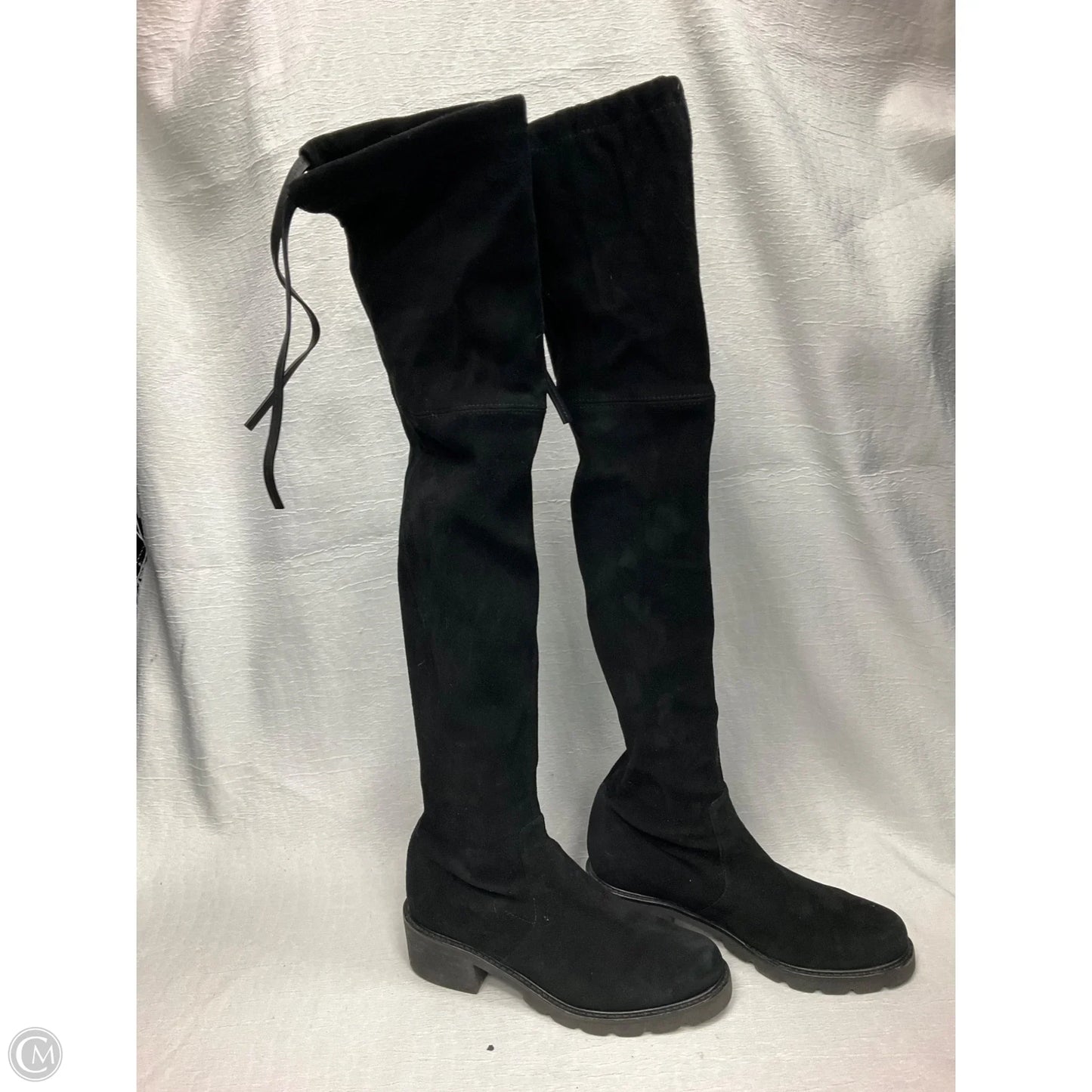 Boots Designer By Stuart Weitzman In Black, Size: 7