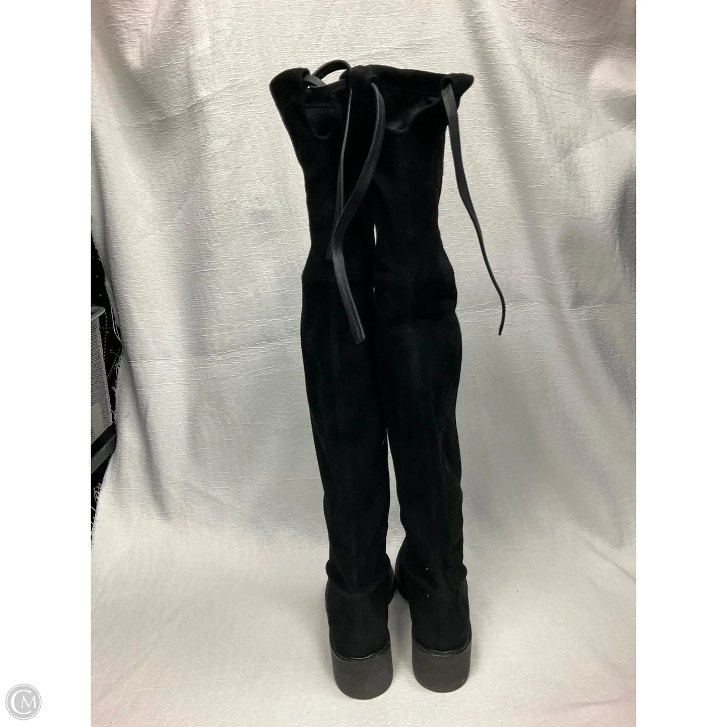 Boots Designer By Stuart Weitzman In Black, Size: 7