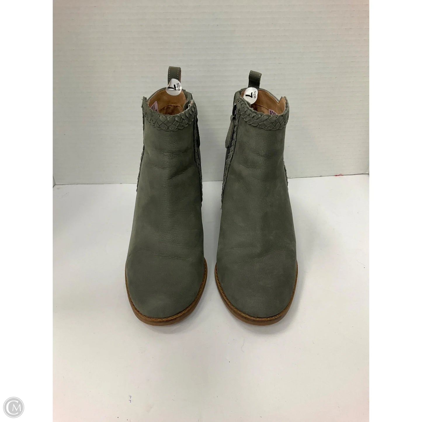 Boots Ankle Heels By Caslon In Green, Size: 7