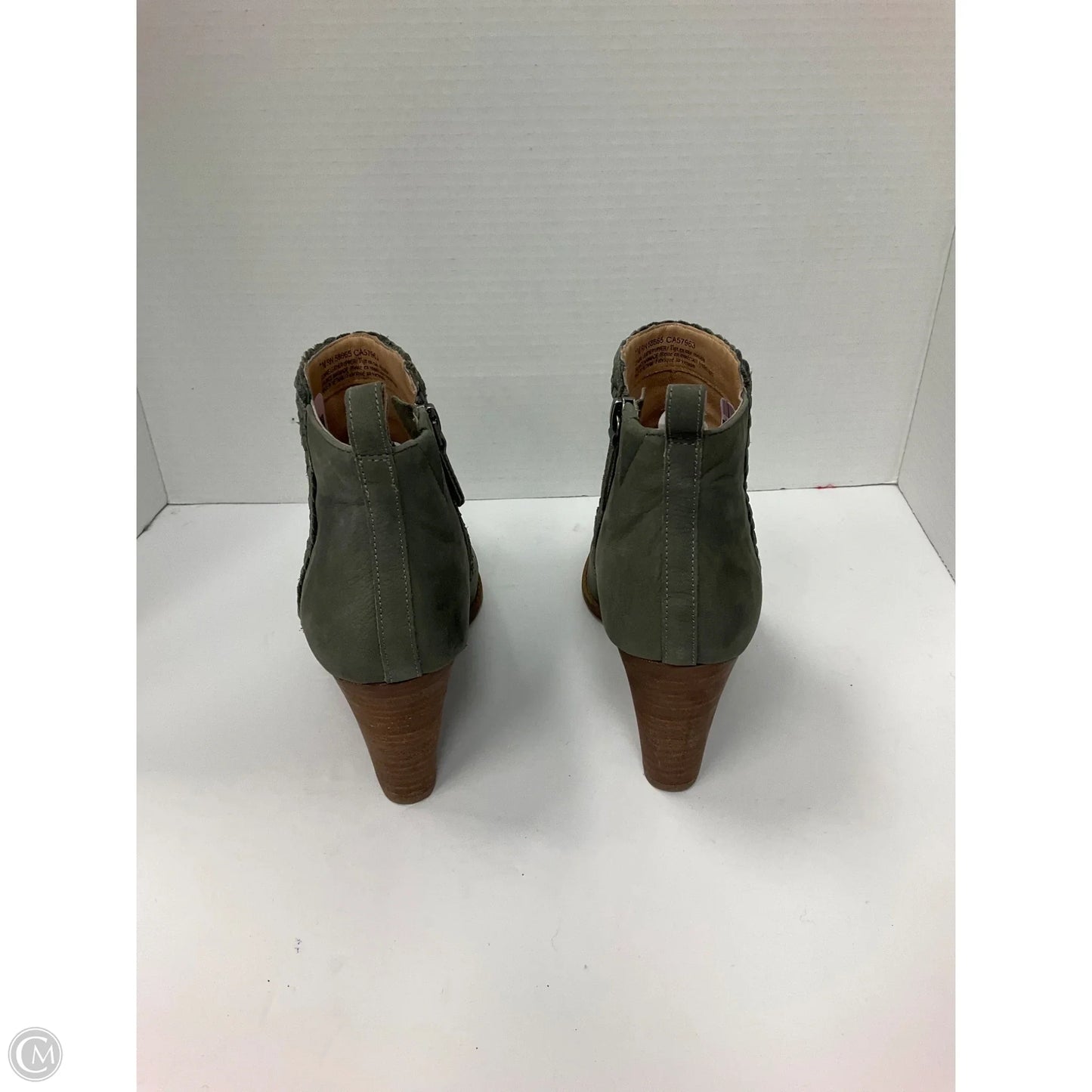 Boots Ankle Heels By Caslon In Green, Size: 7