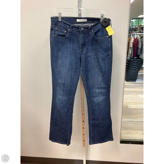 Jeans Boot Cut By Levis In Blue Denim, Size: 6p